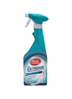 Simple Solution Simple Solution Cat Extreme Stain & Odour Remover, 3X Cleaning Power, Eliminates Tough Set In Stains & Odors, Helps Prevent Repeat Marking, Pro Bacteria & Enzymes Formula, Best For Vomit, Urine, 500Ml  - Image 1