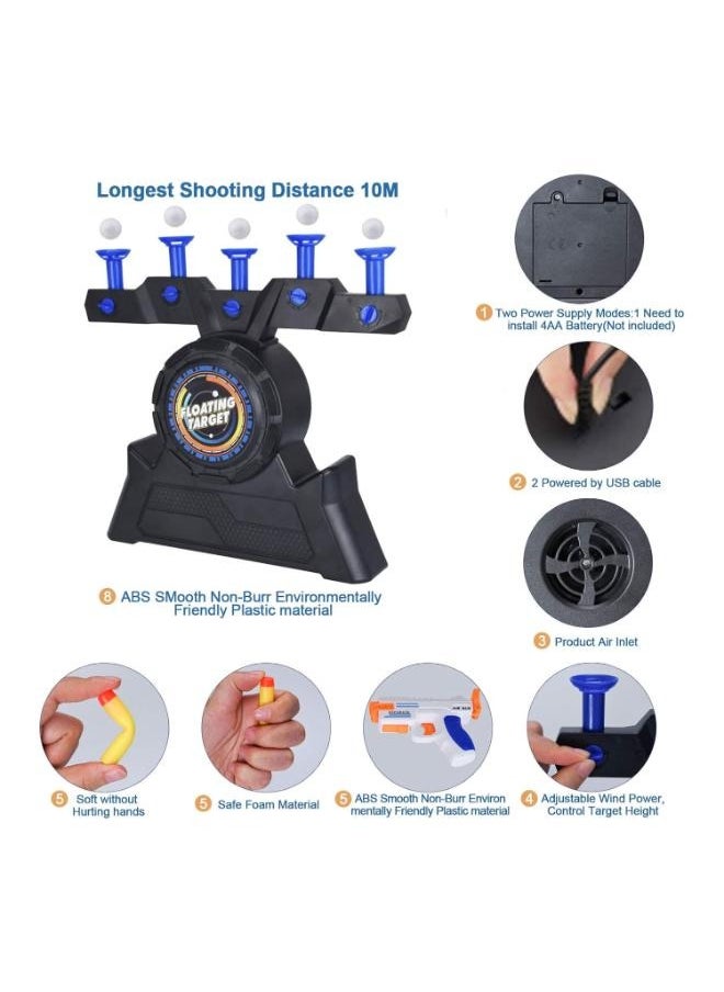 Eoptify - Hover Shot Floating Target Game Moving Shooting Target, Foam Blaster Gun Toy for Kids Soft Bullet and Accessories Indoor & Outdoor Games - Image 1