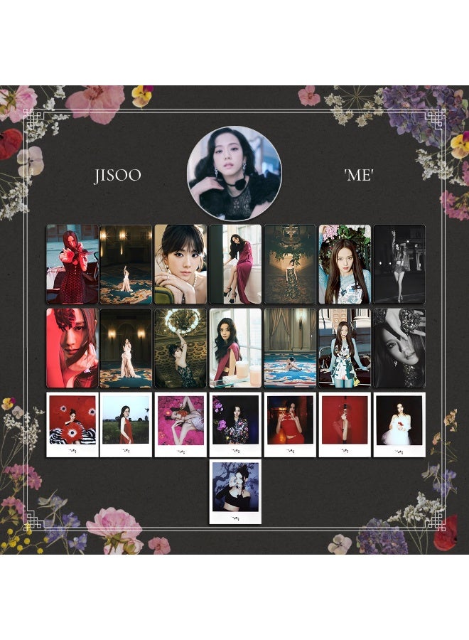NIBEMINENT 8 Pcs Kpop JISOO Solo ME Lomo Cards Card For Fans Collection Gifts - Image 2