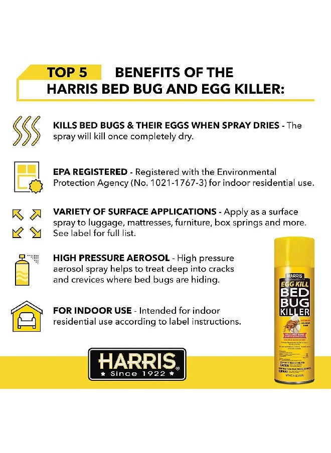Harris - Harris Egg Kill Bed Bug Killer 16OZ - Image 1