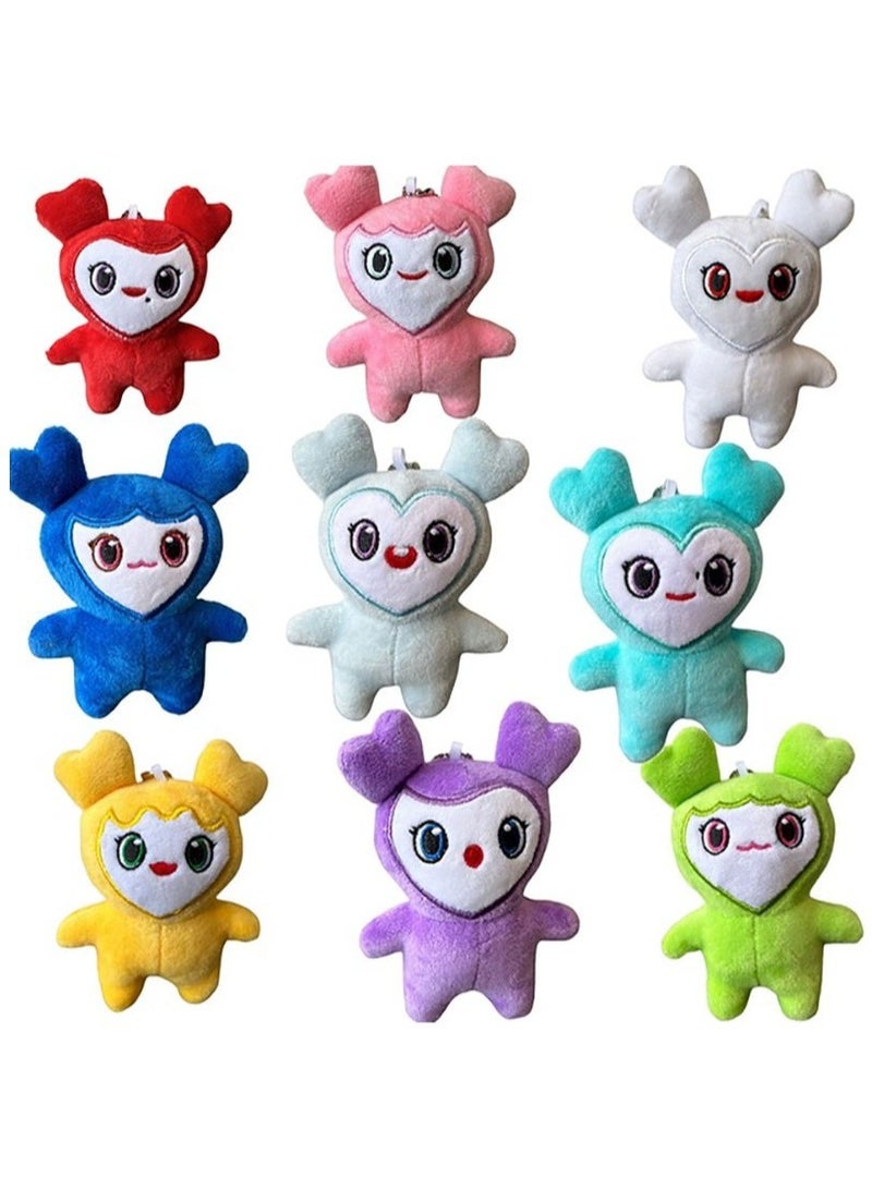NIBEMINENT 9 Piece Twice Plush Toy 10cm Multicolour - Image 1