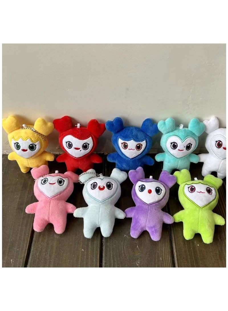NIBEMINENT 9 Piece Twice Plush Toy 10cm Multicolour - Image 3