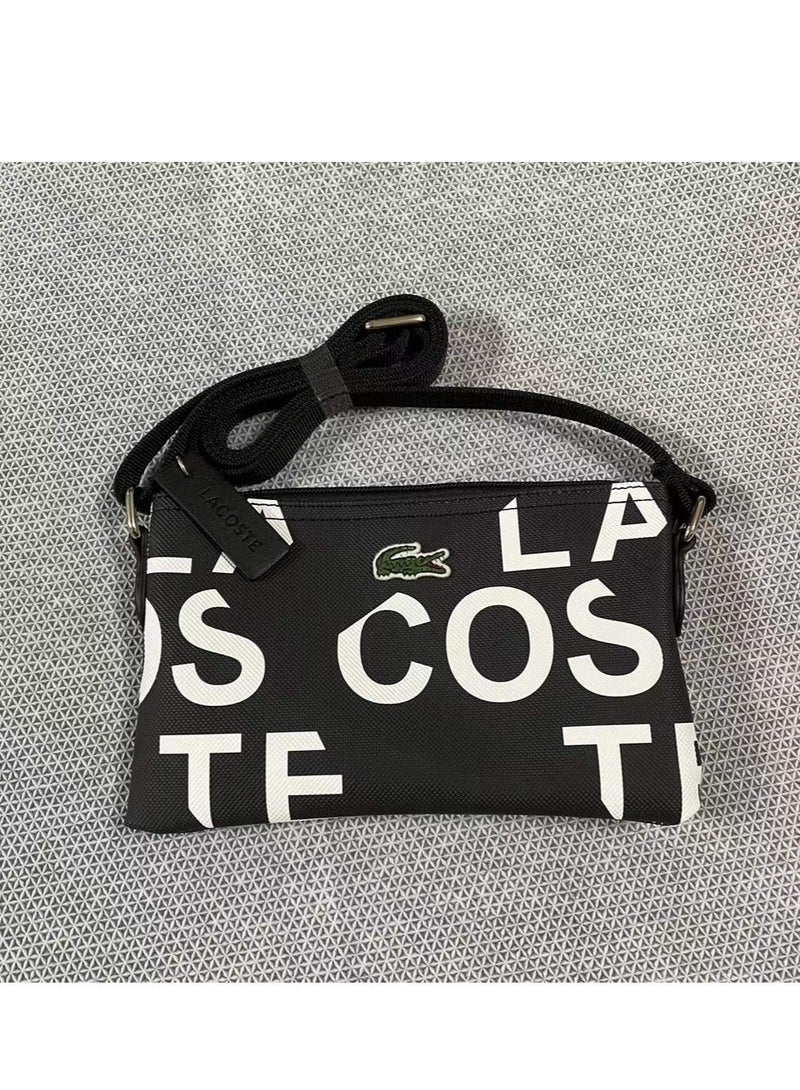 LACOSTE Lacoste Solid Small Zipper Wallet Crossybody