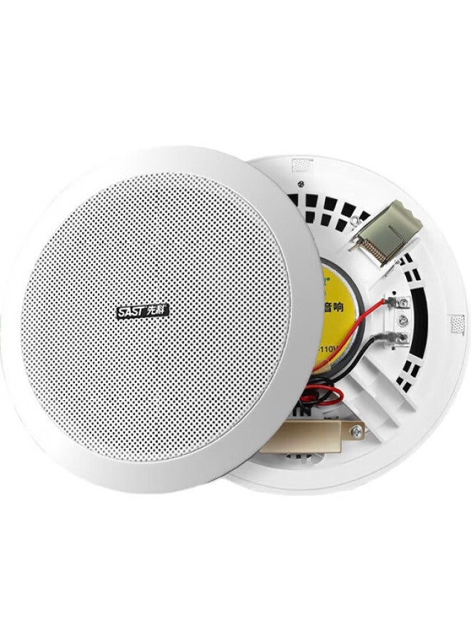 SAST X5 Ceiling Speaker, Recessed Ceiling Audio System, Background Music For Shopping Malls And Stores, Public Address Speaker, 5-Inch - Image 3