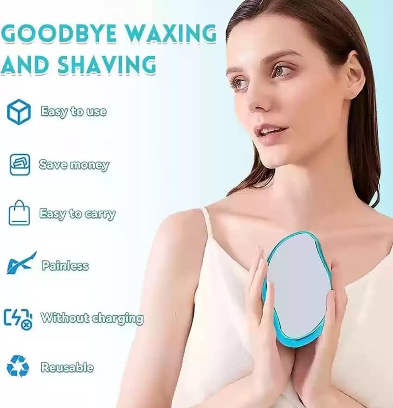 B-BUCKET Gowee Crystal Hair Remover For Women And Men,Stone Smooth Skin Crystal Painless Hair Removal Stone,1 Count - Image 4