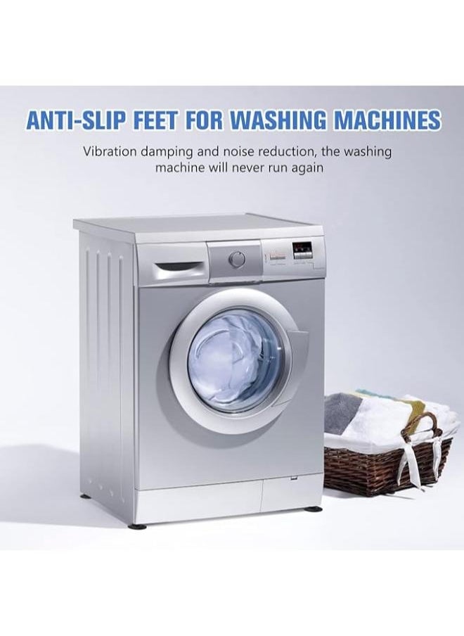 EasyLife 4 Pieces Washing Machine Vibration Feet Pads Rubber Foot Base Mat, Vibration Dampers Shock Absorber for Tumble Washer Dryer Home Appliances Furniture Bottom Stability  - Image 5