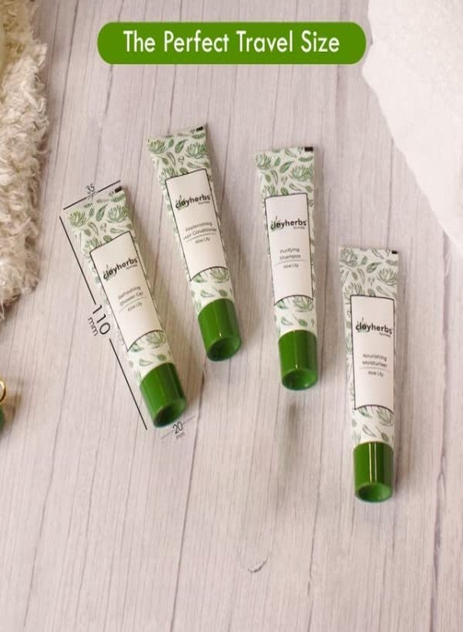 Clayherbs 22ml | 100pc Bulk Hotel Amenities | Toileties For Hospitality | Travel Size Mini Shampoo | Shampoo | Nourishing | Biodegradable | Supplies for Guests | - Image 5