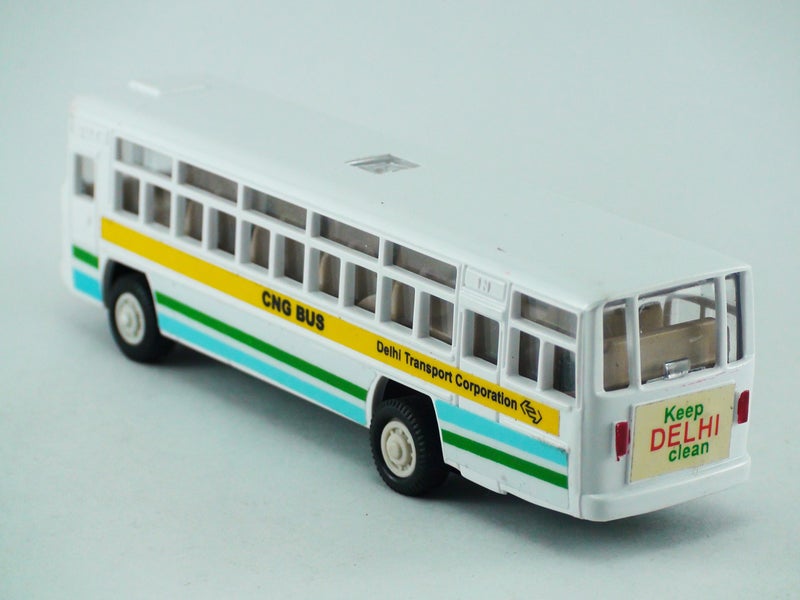 Centy Toys City Bus Is A Beautiful Of A Local City Bus (15 X 3.5 X 4.5 cm in L/B/H approx) in White Color - Image 2
