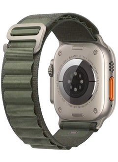 Alpine Loop Sport Nylon Watch Band Strap for Apple Watch Ultra 49mm/45mm/44mm/42mm Alpine Loop Green