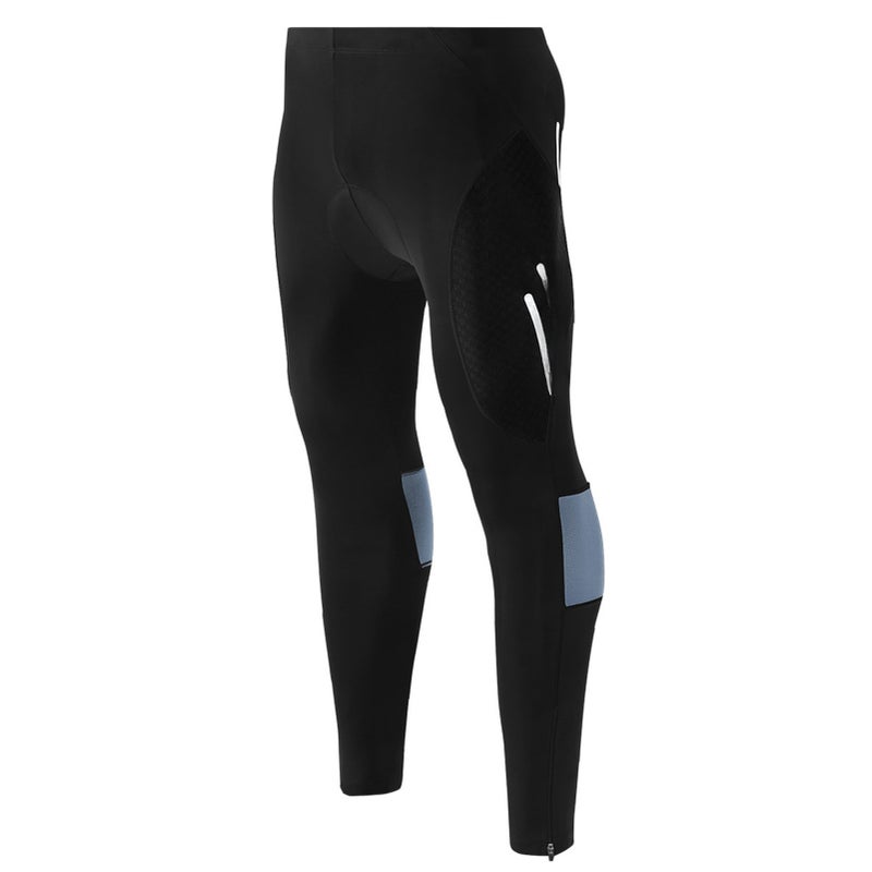 Riding Pants Men's Mountain Bike Pants with 3D Silicone Cushion Reflective Breathable Gradient Compression Riding Tights Cycling Pants - Image 1