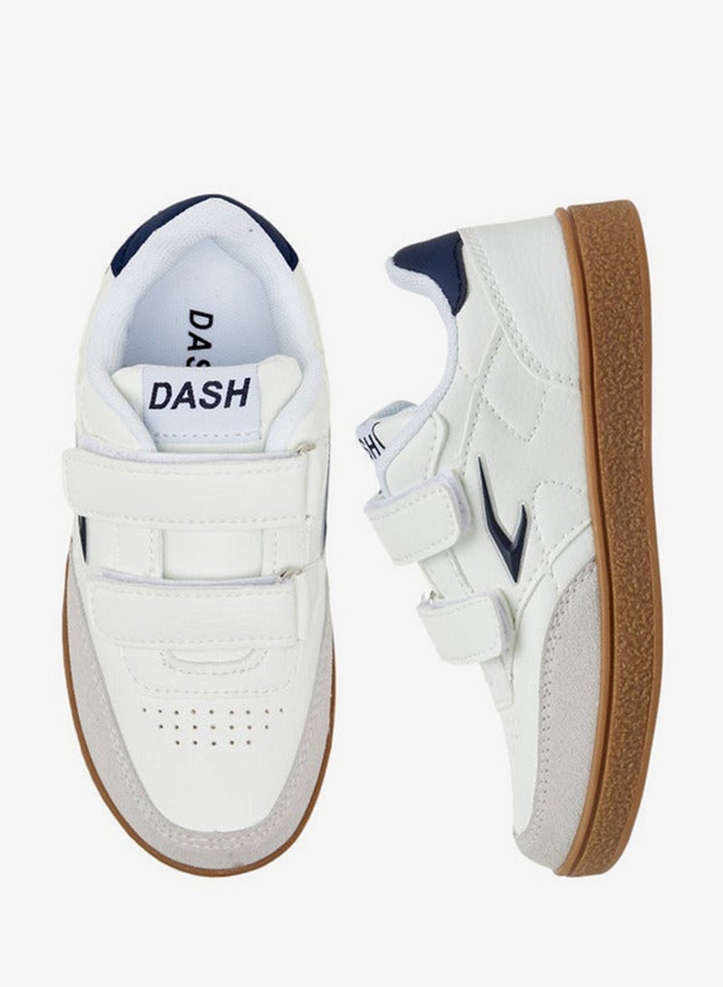 داش سنيكرز أولاد بنعل خارجي بنقوش مع إغلاق بشريط لاصق - Image 3