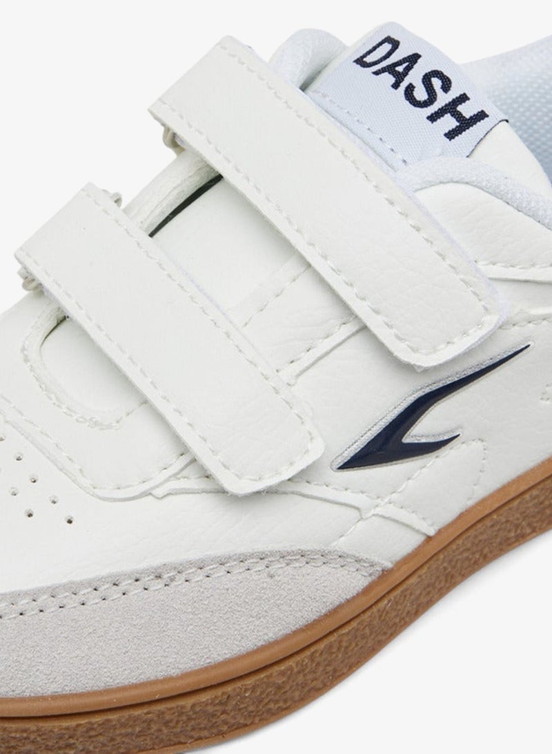 داش سنيكرز أولاد بنعل خارجي بنقوش مع إغلاق بشريط لاصق - Image 4