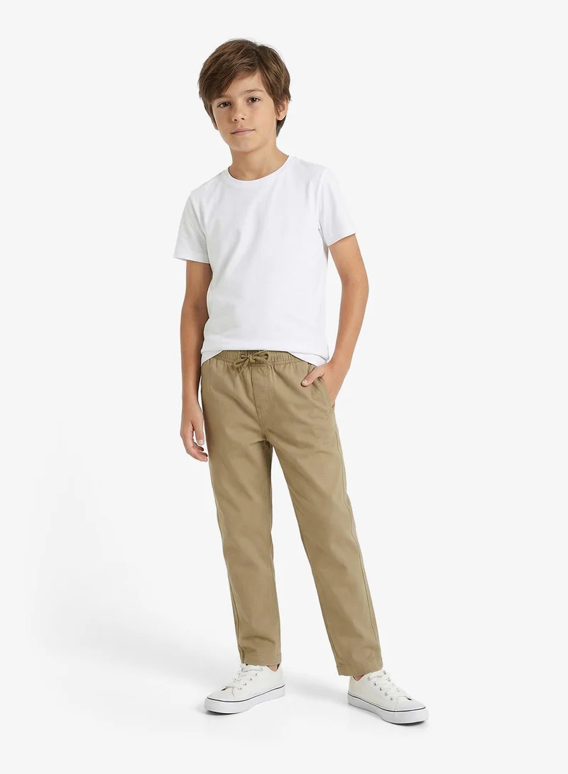 ريبلز مع نمشي Boys Straight Pull-On Pants