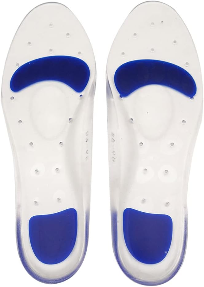 cheekyglo 1 Pair Height Increase Shoe Insoles Ergonomic Heel Lifts Shockproof Insoles PU Silicone Shoe Insoles for Women Men Adults - Image 1