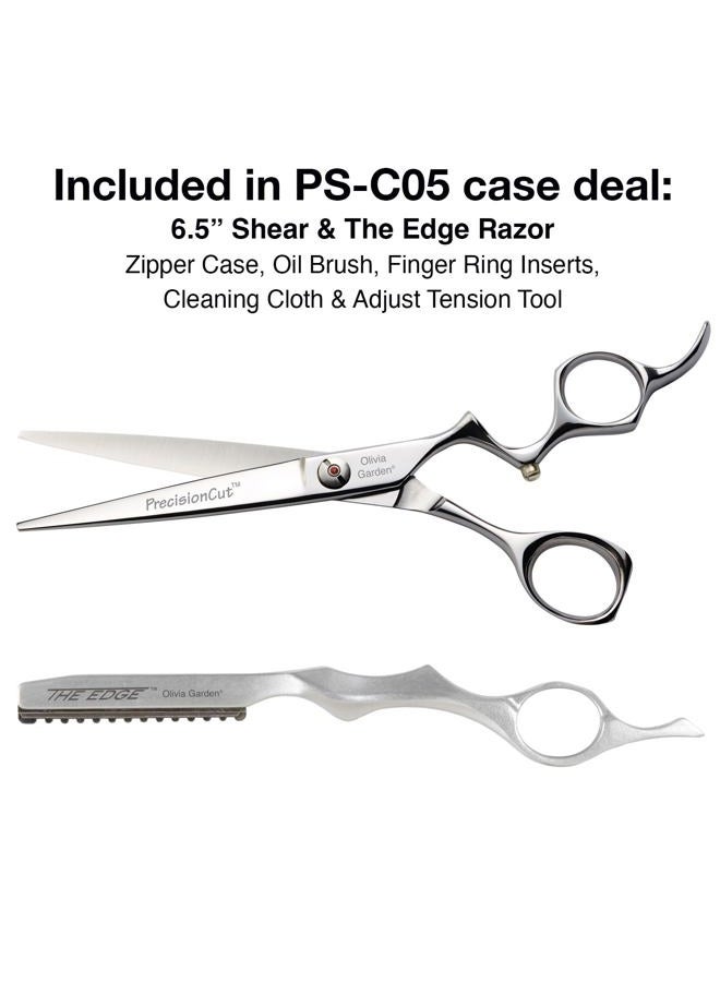 Olivia Garden PrecisionCut Professional Hairdressing Shears Intro Case Deal (6.5") - Image 2