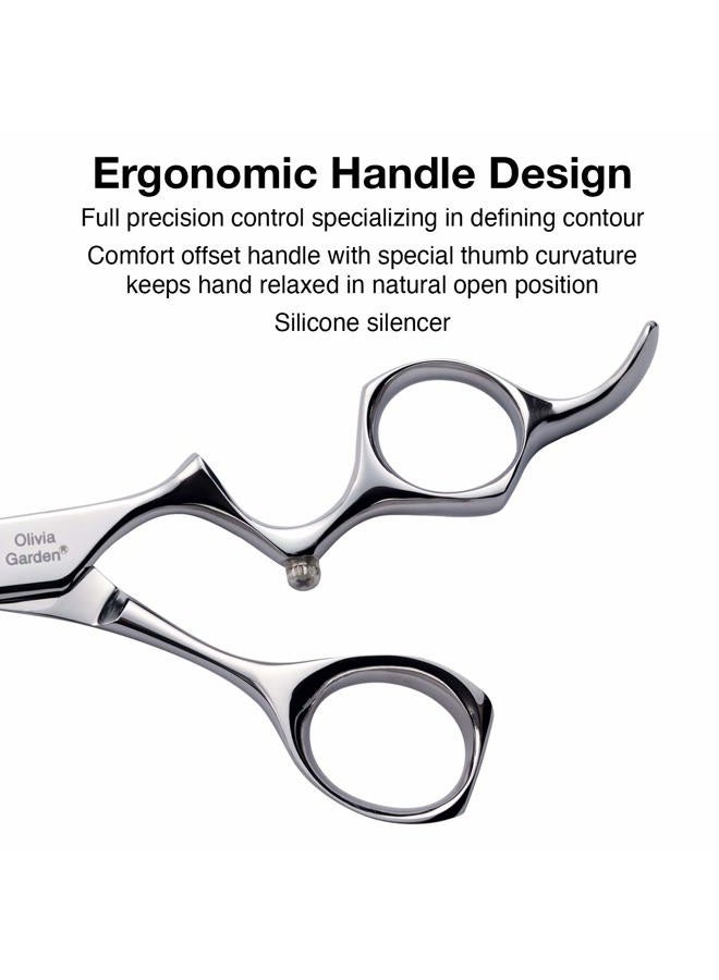 Olivia Garden PrecisionCut Professional Hairdressing Shears Intro Case Deal (6.5") - Image 4