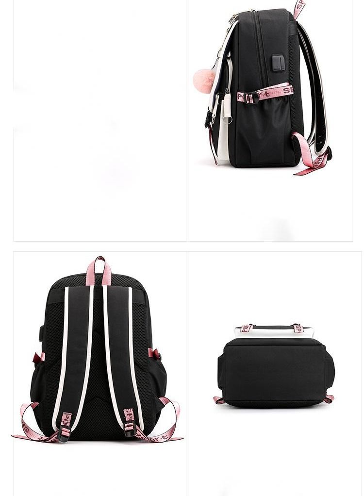 LISA Casual Backpack With USB Port For Men And Women  - Image 2