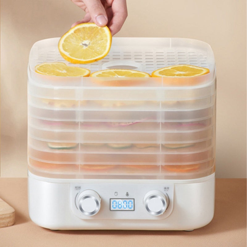 Food Dehydrator: 5 Stackable Trays - 48-Hour Thermostatic Design & 360° Circulation Airflow for Homemade Snacks, Pet Treats & Hobbyists - Image 2