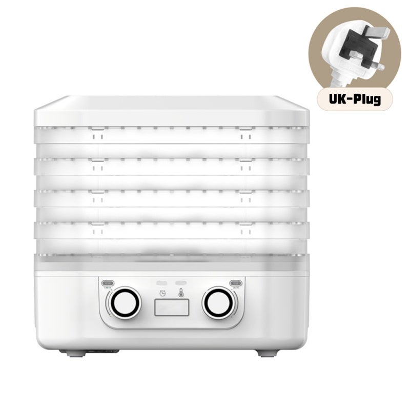 Food Dehydrator: 5 Stackable Trays - 48-Hour Thermostatic Design & 360° Circulation Airflow for Homemade Snacks, Pet Treats & Hobbyists - Image 1