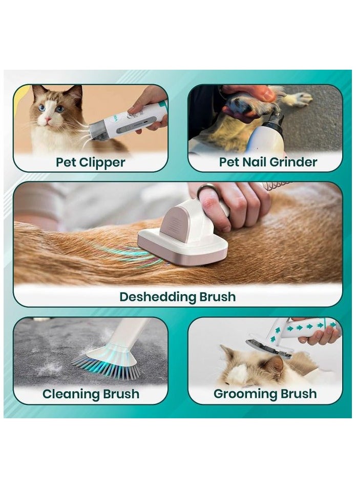 VGR - VGR 7-in-1 Multifunctional Pet Grooming Kit: Cleaning And Drying, High-Power Vacuum Cleaner, Rechargeable Pet Groomer (300W) - Image 1