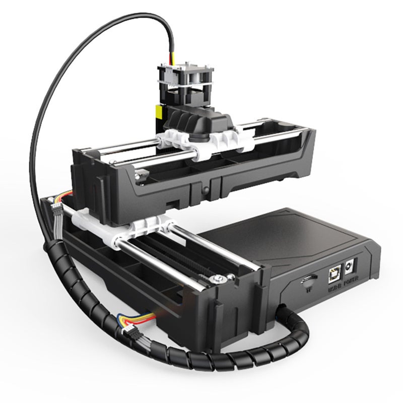 EasyThreed Mini Engraver: 0.5W Power, 203x185x132mm Size, Lightweight - App Control, BT & USB Connection, Beginner Friendly Mini Engraver for Small Home Office Studio Projects - Image 5