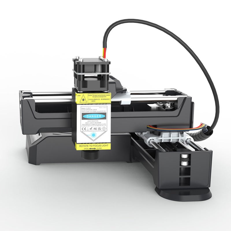EasyThreed Mini Engraver: 0.5W Power, 203x185x132mm Size, Lightweight - App Control, BT & USB Connection, Beginner Friendly Mini Engraver for Small Home Office Studio Projects - Image 3