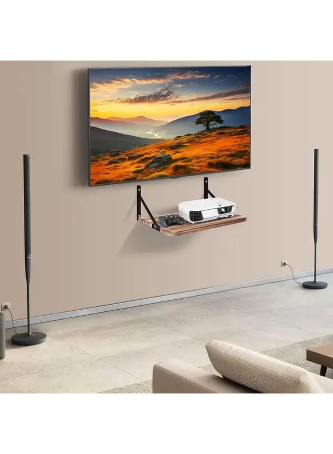 Variant Floating Projector Shelf Wall Mount For Router Modem Cable Box Gaming Console - Image 2