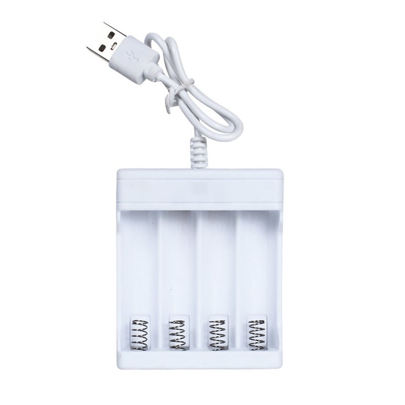 USB Batterys Chargers 4 Slot Fast Charged Rechargeable Batterys Chargers for  AA AAA Batterys - Image 1