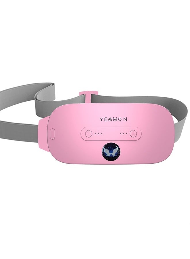 Yeamon Portable Cordless Heating Pad, Electric Waist Belt Device, Fast Heating Pad with 3 Heat Levels and 3 Massage Modes, Back or Belly Heating Pad for Women and Girl - Image 1