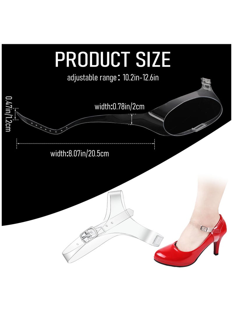SUNSAR 1 Pair Women's Transparent Detachable Shoe Strap High Heels Anti-loose Shoelace with Adjustable - Image 4
