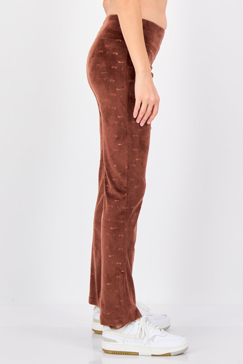 Nike سروال خارجي ضيق للنساء، بني - Image 3