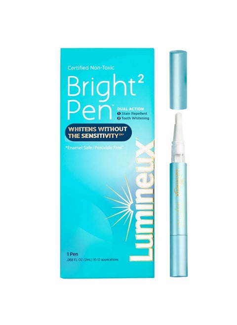2-In-1 Whitening Pen (1 Pack) Enamel Safe And Clinically Proven To Whiten Without The Sensitivity - Removes Coffee, Tea, And Smoking Stains