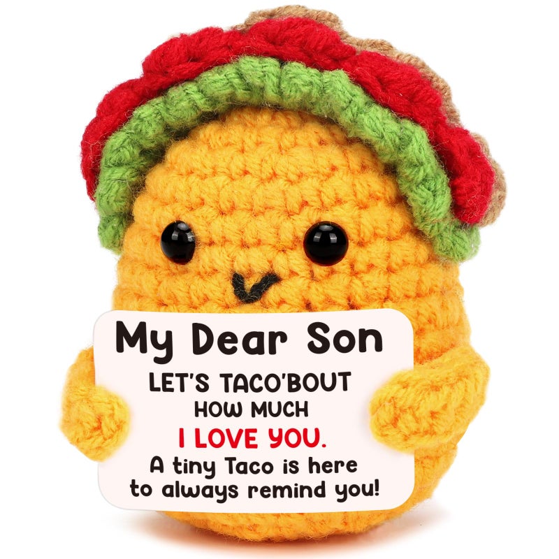 Jettryran Son Gifts for Teen Boys Easter Basket Stuffers for Teens Son Birthday Gifts for Year Old Bonus Step Son from Mom Dad Teenage Boys Easter Eggs Gift Men Him Crochet Fathers Day Taco To My Best Son Ever - Image 2