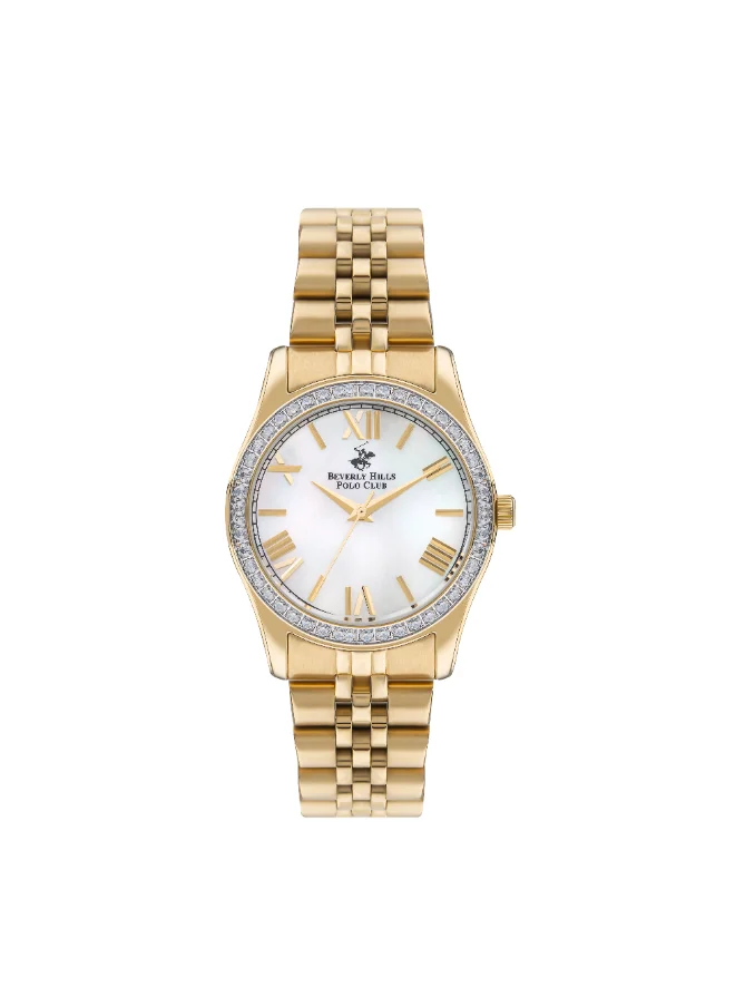 بيفرلي هيلز بولو كلوب BEVERLY HILLS POLO CLUB Women's Analog Silver Dial Watch - BP3383C.120