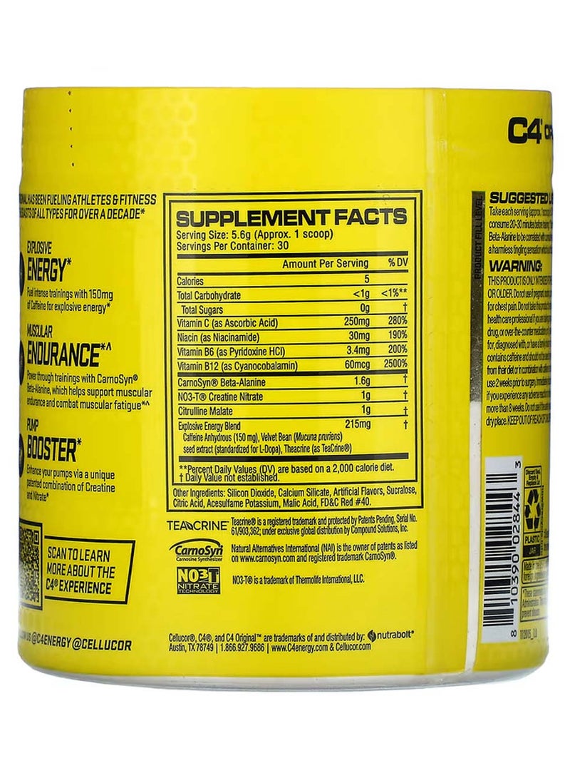 C4 Cellucor, Pre-Workout, Watermelon Flavor (168g) - Image 2