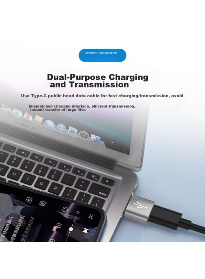 Stiger Usb To Type-c Adapter Cable For Iphone 15/14/13 Pro, Car Charger Converter, Type-c Female To Usb Male - Image 3