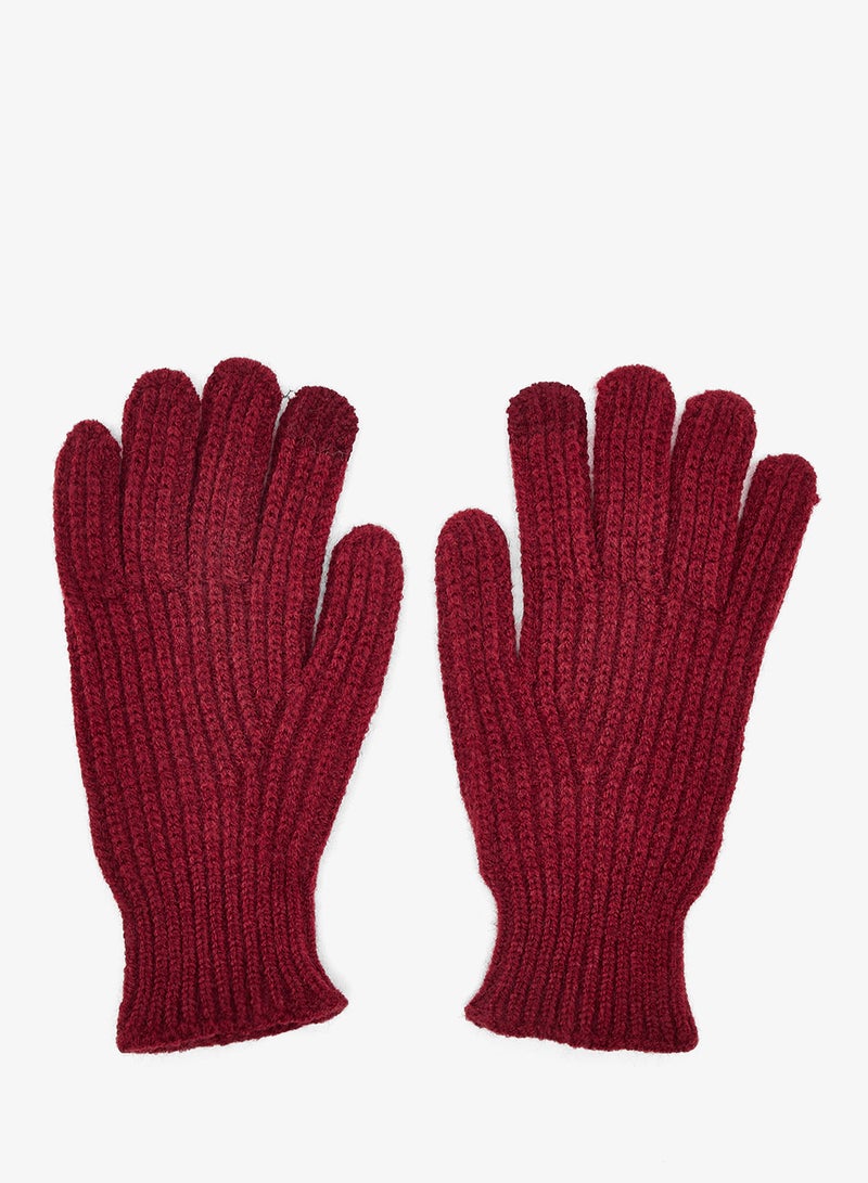 جينجر طقم قبعة، وشاح، وقفازات منسوجة بثلاث قطع - Image 4