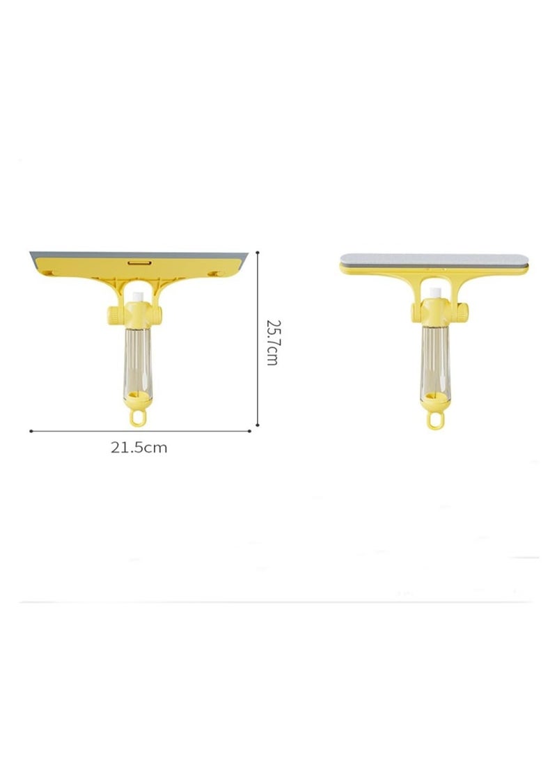 Generic - Home Window Cleaner with own Watering can Dining Table Bathroom Wiper Two-Sided 4-in-1 Cleaning Scraper - Image 1