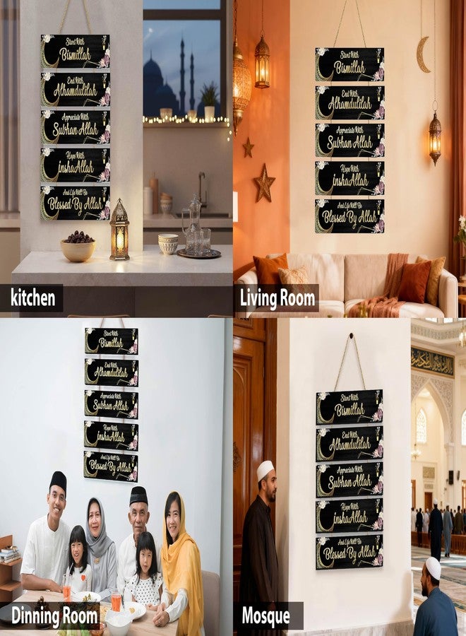 OLEEK islamic wall art - ramadan decorations for home 2025 - Islamic wall decor - bismillah walls decor - ramadan decor - ramadan wall decor - ramadan eid gifts for woman - eid decorations for home - Image 5