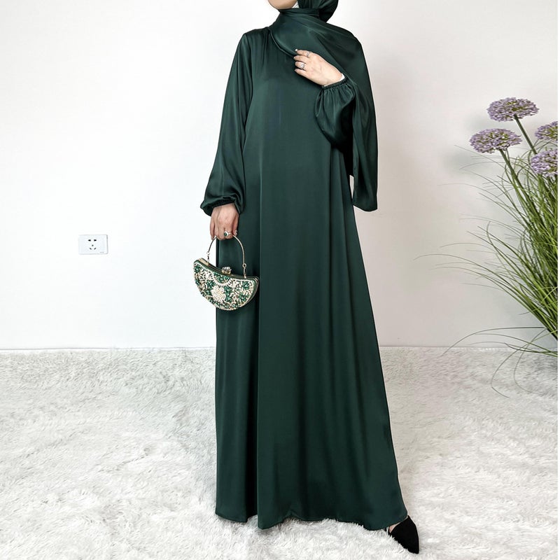 JAMEEL 2024 New Fashion Loose A-Line Long Dress with Hood, Elegant Style for Summer - Image 1