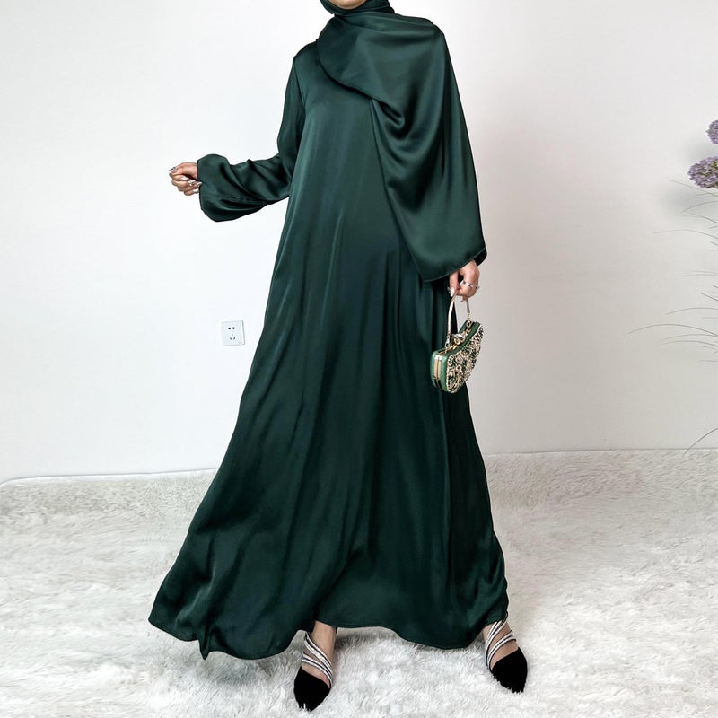JAMEEL 2024 New Fashion Loose A-Line Long Dress with Hood, Elegant Style for Summer - Image 4