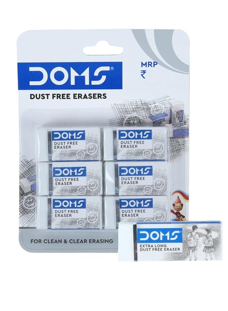 دومس مجموعة ممحاة خالية من الغبار مكونة من 6 قطع. - Image 2