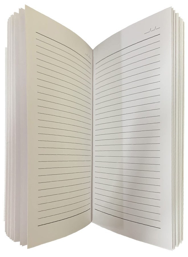 RUSTIC TOWN Traveler Notebook Refills Insert - A5 Ruled Refills for Refillable Leather Journals - Organic Handmade Lined Paper - Image 3