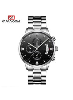 VavaVoom Men's Waterproof Metal Analog Quartz Watch  - Image 1