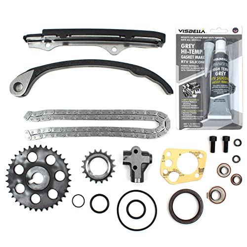 CNS Timing Chain Kit, Water Pump Set, & Oil Pump Compatible with 90-97 Nissan D21 Pickup 2.4L KA24E - Image 2