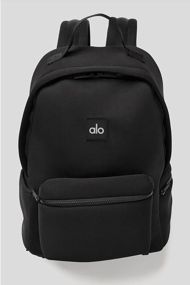 alo ALO double-shoulder backpack, water-resistant matte black fitness bag - Image 1