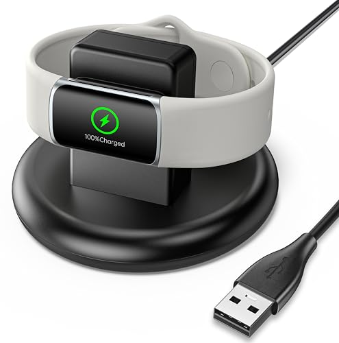Meliya for Fitbit Charge 6Charge 5Luxe Charger Upgraded AntiSlip Charging Stand Dock with 44ft USB Cord for Fitbit Charge 65Luxe Smartwatch - Image 1