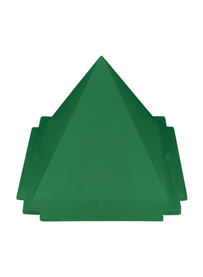 TREE MAISON CORONATING HOMES Vastu 3 Layer Green Pyramid | Plastic Moulded Multi-Layer Plastic Pyramid | Vastu Remedy for Home & Office | Pack of 1 - Image 3