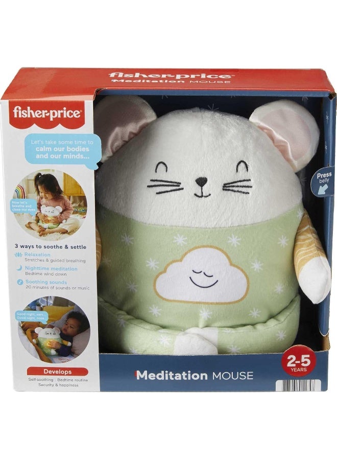 Meditation Mouse Toddler Plush Toy