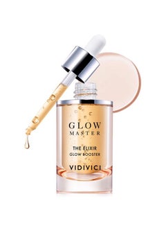 Glow Master The Elixir Booster Antiaging Serum With Manuka Honey And Royal Jelly For Soft & Dewy Skin Honey Glow Healthy Skin Makeup Booster Ampoule 1.01 Fl.Oz.